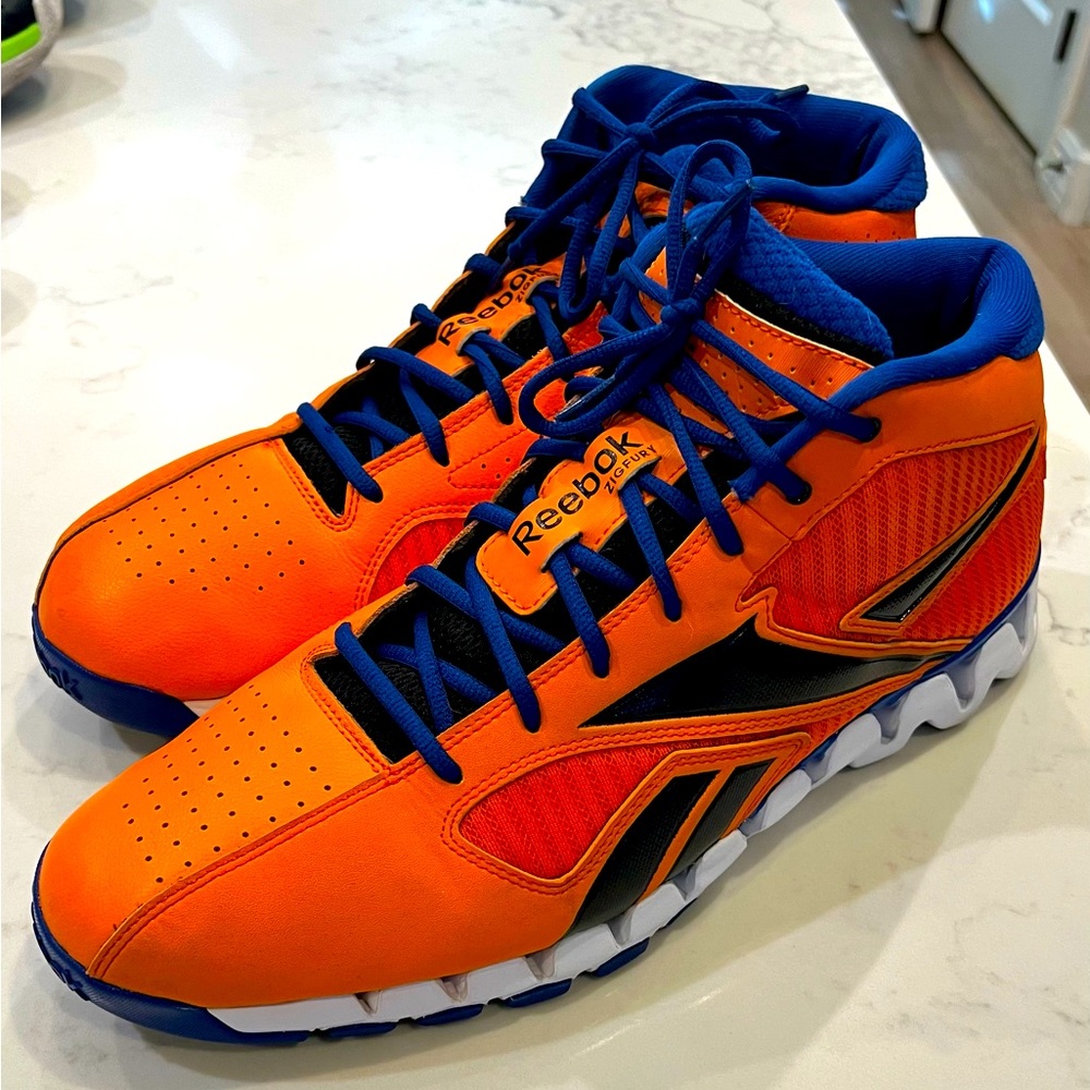 Reebok Zig Fury hightops size 14  EUC